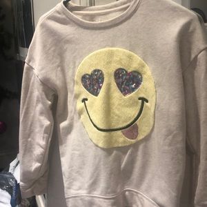 Smiley face sweatshirt